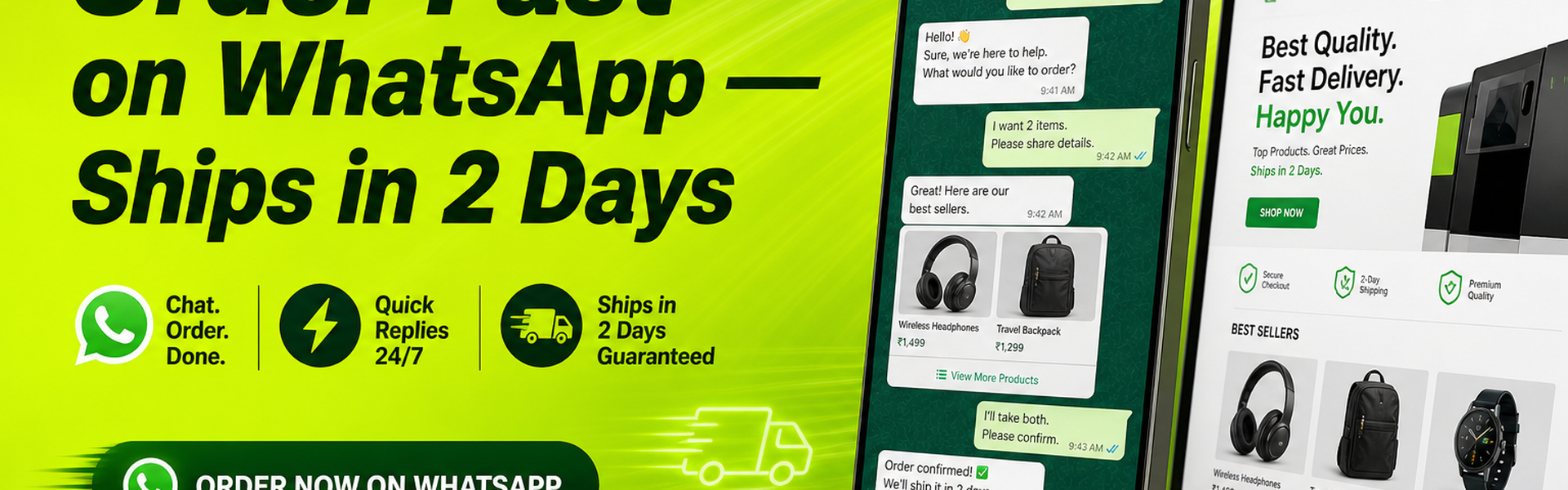 Order refurbished laptops on WhatsApp
